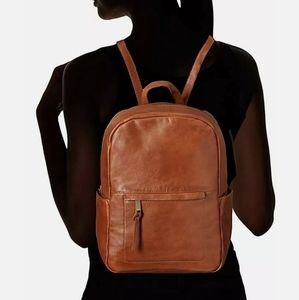 Lucky Brand Women's Brown Leather Backpack Bag